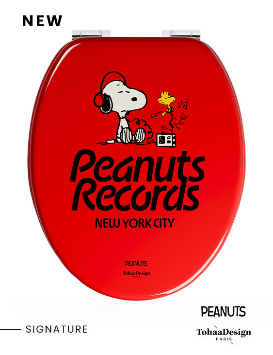 Tapa WC Peanuts Records
